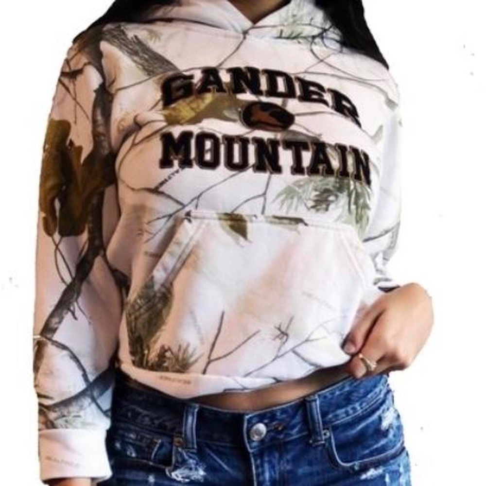 Vintage Gander Mountain Snow Camo Hoodie